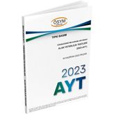 AYT 2023 ÇIKMIŞ SORULAR TIPKI BASIM DİZGİ KİTAP