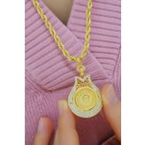 aytekgold 22 Ayar Çeyrekli Lale Kolye