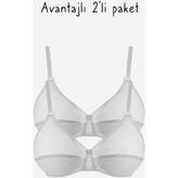 Ayyıldız 556 Beyaz 2'li Sütyen