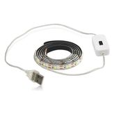 Azemax USB Sensörlü Şerit LED 3 M Beyaz