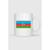 Azerbaycan Bayrağı Baskılı Kupa Bardak