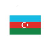 Azerbaycan Bayrağı Sticker 20CM