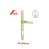AZRAYAPI Roto 35/85 Pimapen Kilitli Kapı Kolu (Şampanya)