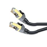 Babilden Cat8 Ethernet Patch Adsl Modem İnternet Kablosu (Cat 8 (Yeni), 10 Metre)