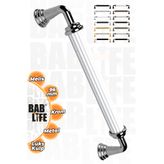 bablife Melis 96mm Beyaz-krom Metal Lüks Çekmece Dolap Mobilya Kulpları Tüm Renk Seçenekleriyle