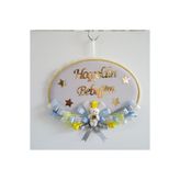 Baby Design Keten Ayıcıklı Bebek Kapı Süsü