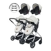 Baby Home 1010 Ayrılıp Birleşebilen Travel Sistem İkiz Bebek Arabası