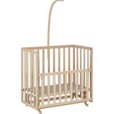 Babycom Naturel 4 Kademeli Beşik 50X90 cm Lamine Gürgen Ağacından Üretilmiş Güvenli Tasarım