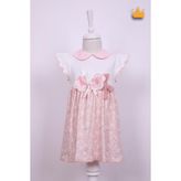 Babydola Kız Bebek Bayramlık Çiçekli Elbise 15223 - Standart - Renkli