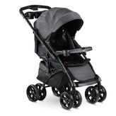 Babyhope BH-609 Polo Siyah Çift Yönlü Bebek Arabası