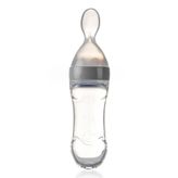 Babyjem Sıkmalı Mama Kaşığı Gri