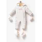 Babyline Astronot Tulum & Bebek Kozmonot - 9 - 12 Ay - Beyaz - Pembe
