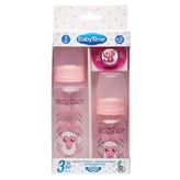 Babytime BT209 3'lü Pembe Biberon Seti