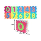 Baby&Toys Eva 10 Parça Puzzle Oyun Matı Numaralar