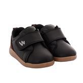 BabyWalk Unisex Bot Suni Deri Siyah -