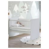 Babywhen Bebek Beşiği Park Beşik Beyaz Anne Yanı Sallanır Sabitlenir 60x120 BW1070