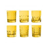 Baci Milano Crystal Touch 6'lı 300 ml Sarı Bardak Seti