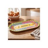 Baci Milano Dolce Vita Oval Tepsi 32 cm Porselen