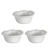 Baci Milano Joke Table Kitchen 3'lü Beyaz Küçük Kase