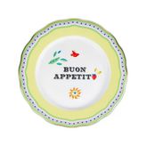 Baci Milano Mamma Mia 28 CM Buon Appetit Yazılı Yemek Tabağı
