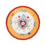 Baci Milano Mamma Mia Kalp Desenli 28 cm Yemek Tabağı
