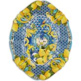 Baci Milano Sicily 7 Parça Mavi Meze Tabağı