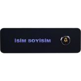 Back Home LED Işıklı Isimli Dekoratif Kapı Zili Butonu