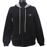 Backpacker Kadın Sweatshirt Kapüşonlu Fermuarlı Siyah - 010 - Siyah - M / Regular