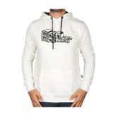Bad Bear 21.02.12.013 Beyaz Badwall Hoodie Kapüşonlu Sweatshirt