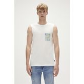 Bad Bear 23.01.23.004_MONSTERA TANK-TOP Beyaz Erkek Atlet