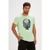 Bad Bear Bean Yeşil Baskılı Erkek Tişört