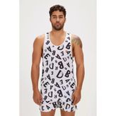 BAD BEAR Bling Off-White Men's Tank Top