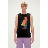 Bad Bear Cockerel Tank-Top Siyah - M