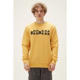 Bad Bear Counter Erkek Sarı Baskılı Sweatshirt