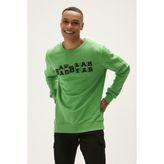 Bad Bear Counter Erkek Yeşil Baskılı Sweatshirt - XL