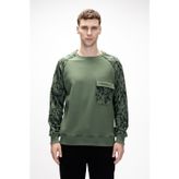 Bad Bear Deep Yeşil Crewneck Erkek Baskılı Sweatshirt