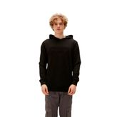 Bad Bear Inside Patch Hoodie Siyah 3D Baskılı Kapüşonlu Erkek Sweatshirt