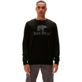 Bad Bear Logo Crewneck Siyah Erkek Sweatshirt