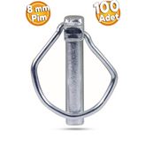 Badem10 8 mm Çelik Traktör Pimi