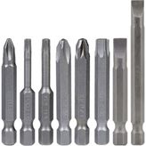 Badem10 Klytek Matkap Bits Düz Yıldız Torx 8 Parça Vidalama Ucu