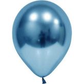 Bafix Balon 12" Krom Mavi (50 Li Paket)