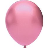 Bafix Balon Metalik Pembe (100 Lü Paket)