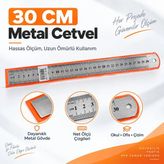 Bafix Metal Cetvel 30 cm