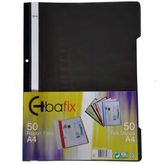 Bafix Plastik Siyah A4 Telli Dosya