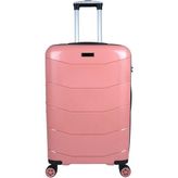 Bagacar Ultra Hafif Kırılmaz Silikon Pembe Orta Boy Valiz