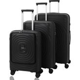 Baggaj V2407 Policarbon Valiz Siyah Set - Black