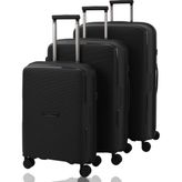 Baggaj V2408 POLİCARBON VALİZ SET - Black