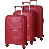 Baggaj V2520 PP SUPER LIGHT VALİZ SET - Red