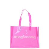 Baghashtag Pembe Şeffaf Plaj Çantası