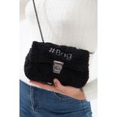 Baghashtag Siyah Mini Peluş Çanta - Minik